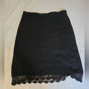 Notations Womans Black Long XL Skirt